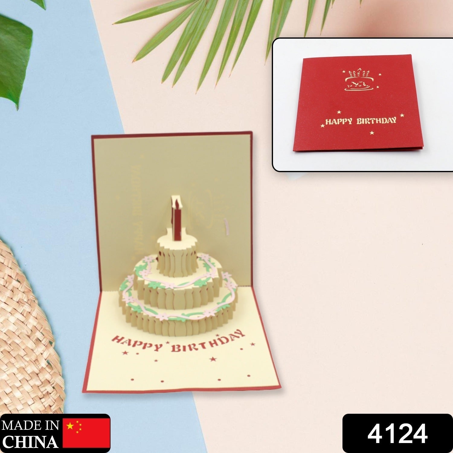 3D Paper Wish Card High Quality Paper Card All Design Card Good Wishing Card  (Birthday , Valentine , love , Christmas Card) (1Pc ) 3D Paper Wish Card High Quality Paper Card All Design Card Good Wishing Card  (Birthday , Valentine , love , Christmas Card) (1Pc )